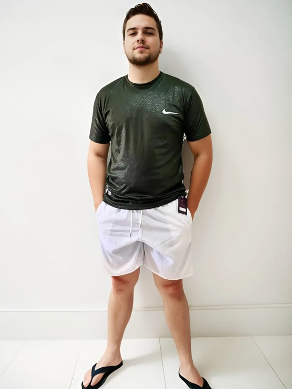 Short masculino Plus size modelagem premium