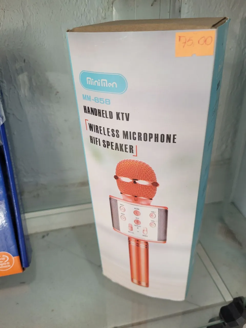 Microfone Sem Fio Karaoke com Bluetooth - MiniMen MM-858