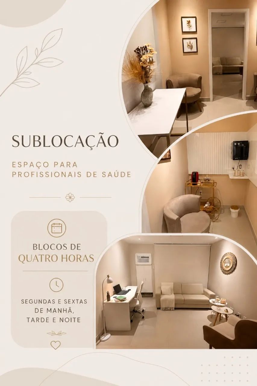 SUBLOCAÇÃO - Consultório Psicologia 