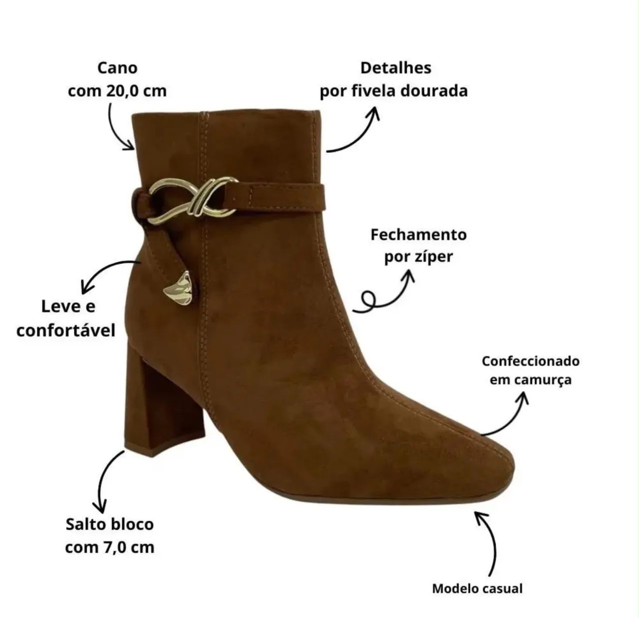 Bota feminina  - Foto 3