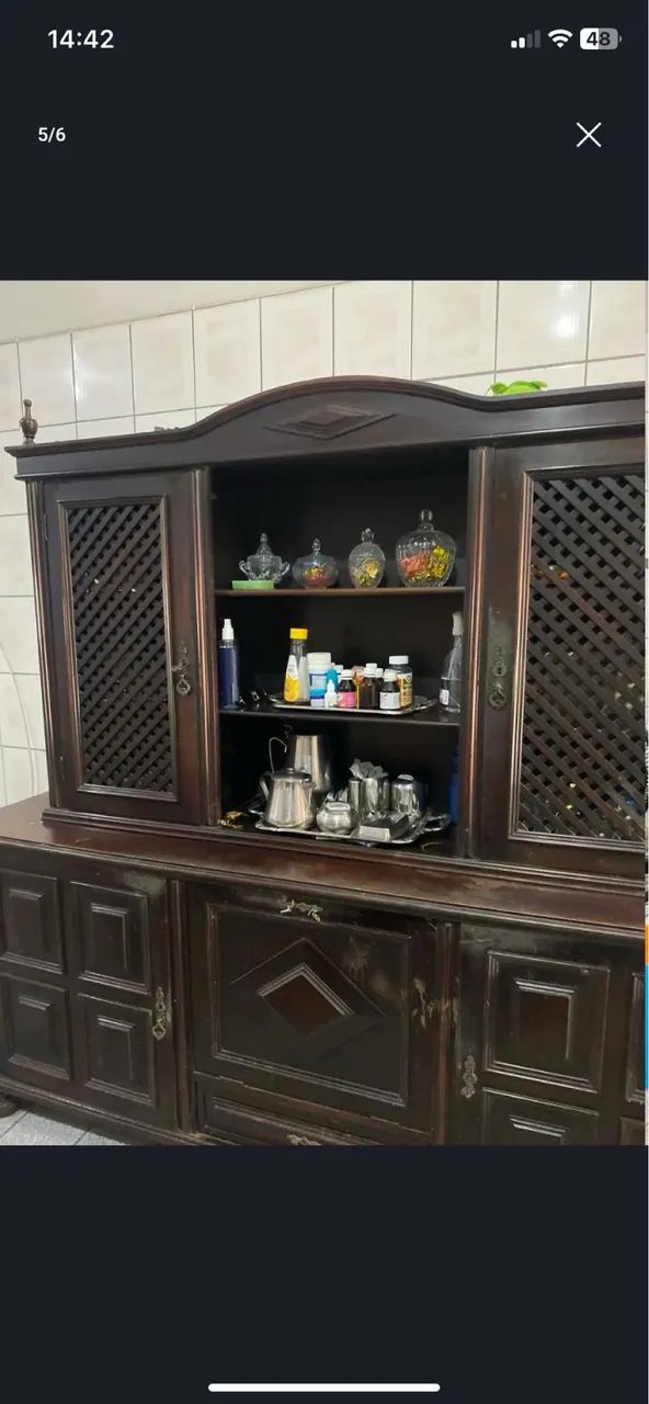Armário de Sala ou Cozinha Madeira 