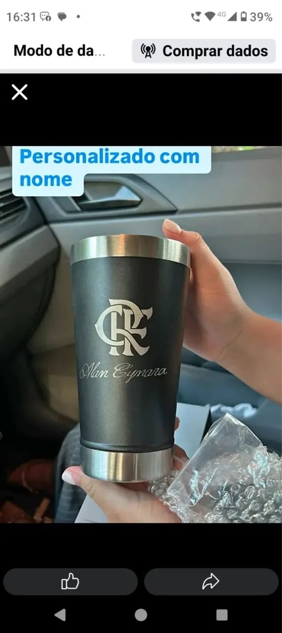 Copo personalizado time - Foto 4