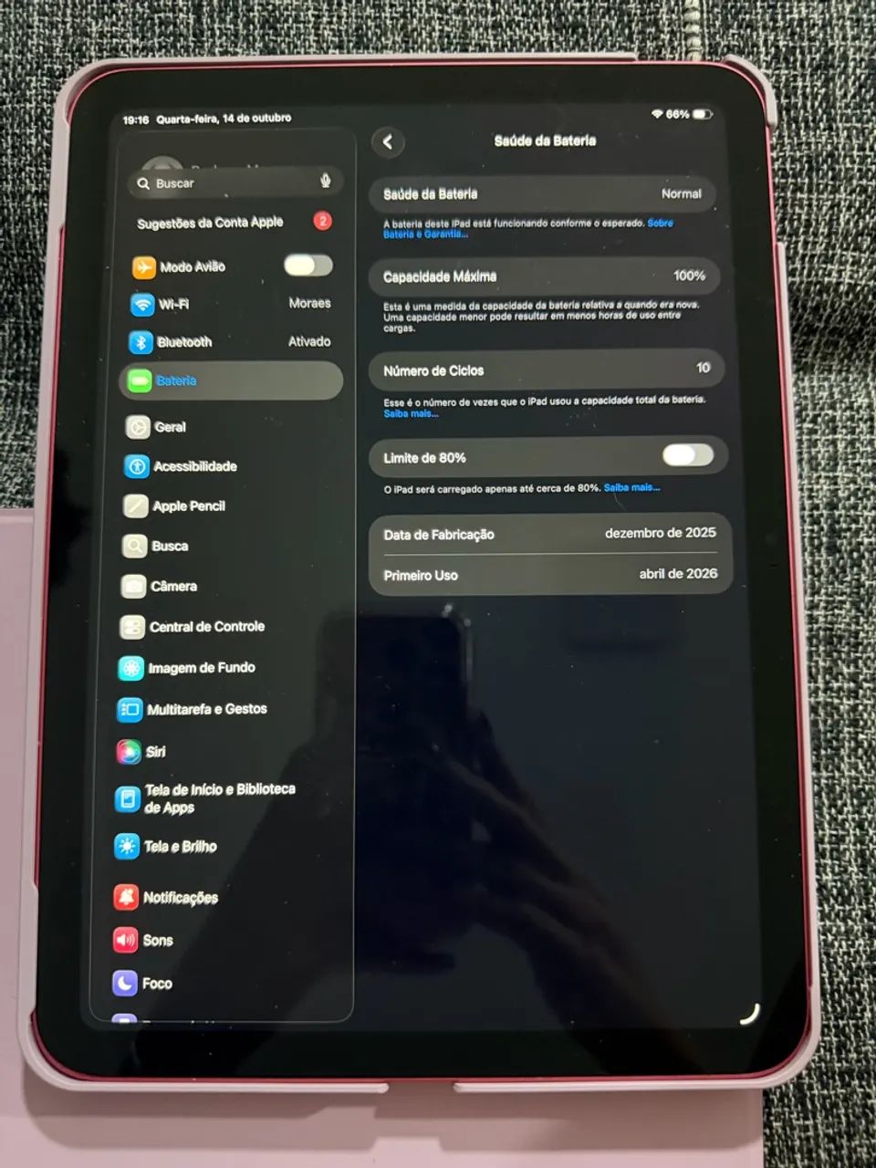 iPad rosa (A16) 128GB - Foto 2