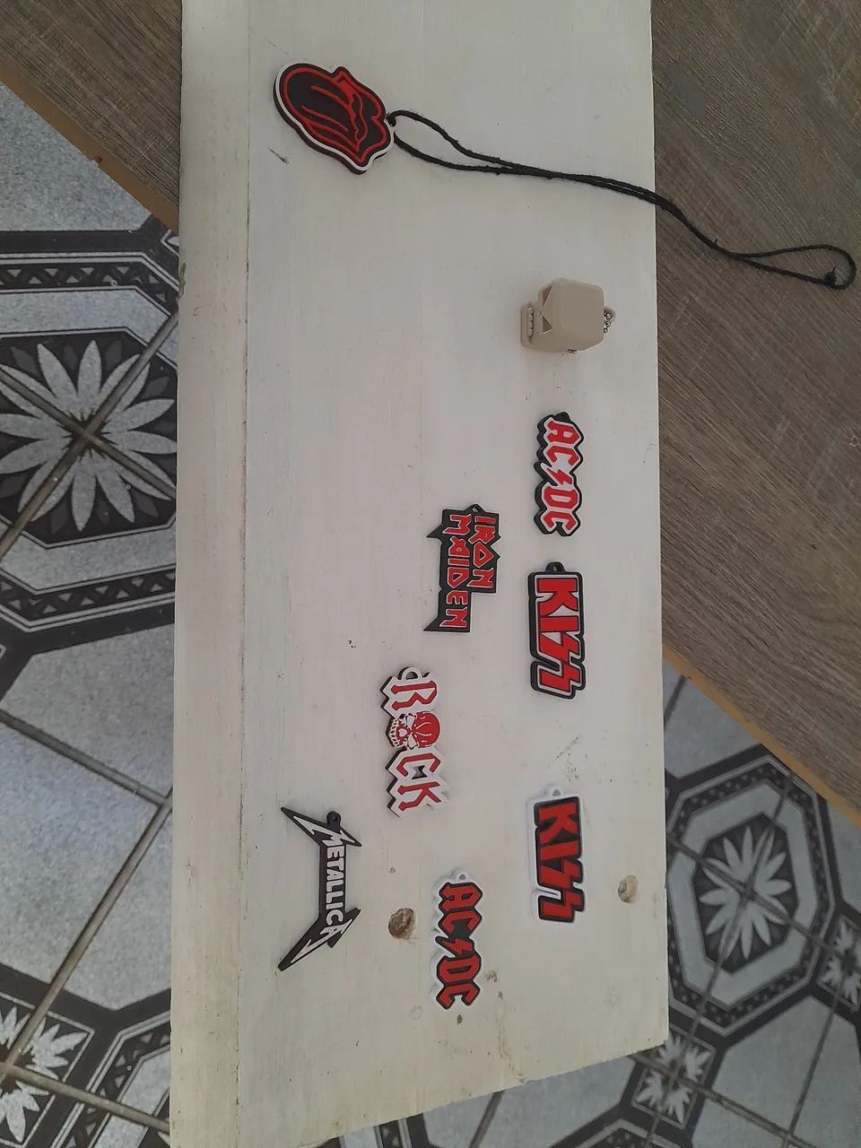 Chaveiros personalizados.