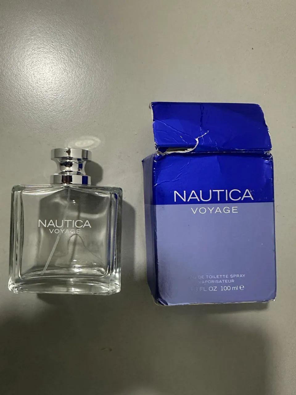 Vidro de perfume vazio Náutica 100ml