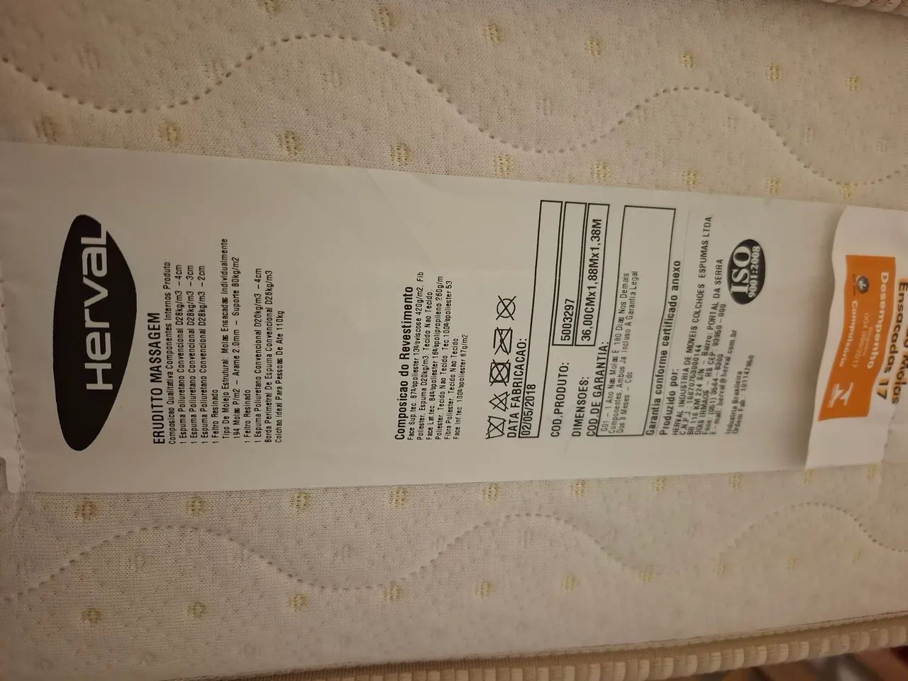 Colchão casal com sistema de massagem - Foto 5