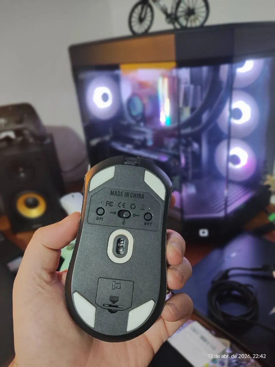 MOUSE GAMER ULTRALEVE DARMOSHARK M3 - Foto 4