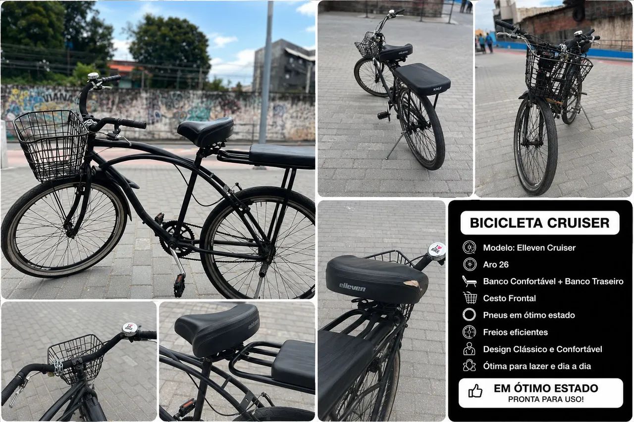  Bicicleta Cruiser  R$ 499 - Foto 2