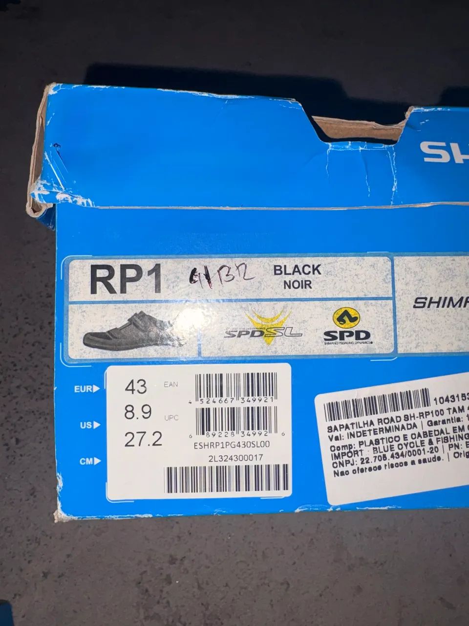 Sapatilha Shimano RP1 41BR Nova - Speed - Road Bike - Foto 2