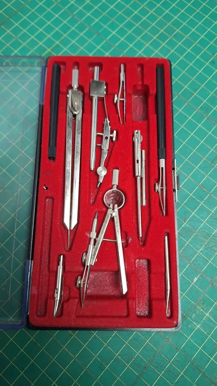 Conjunto de compassos antigo elpa 