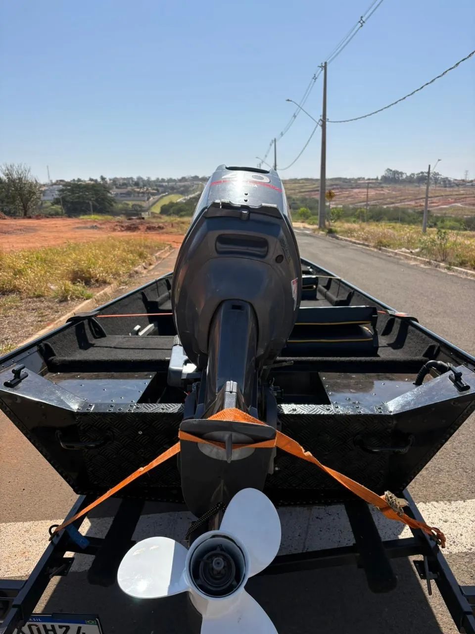YAMAHA AT4040　ジャンク？ Yamaha 40 hp 2012 - Tratores e máquinas agrícolas - Fernandópolis
