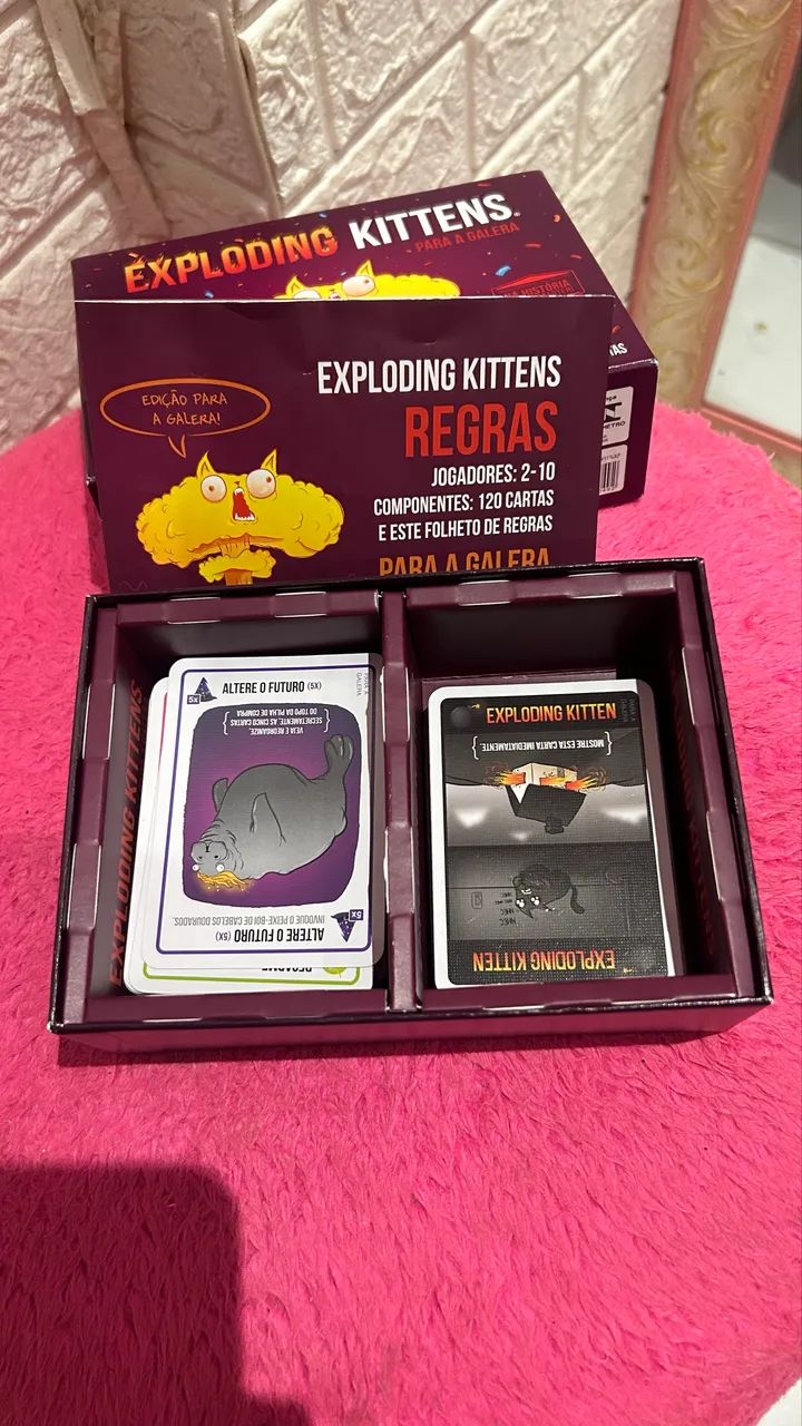 Jogo Gatinhos explosivos para a galera original - Foto 3