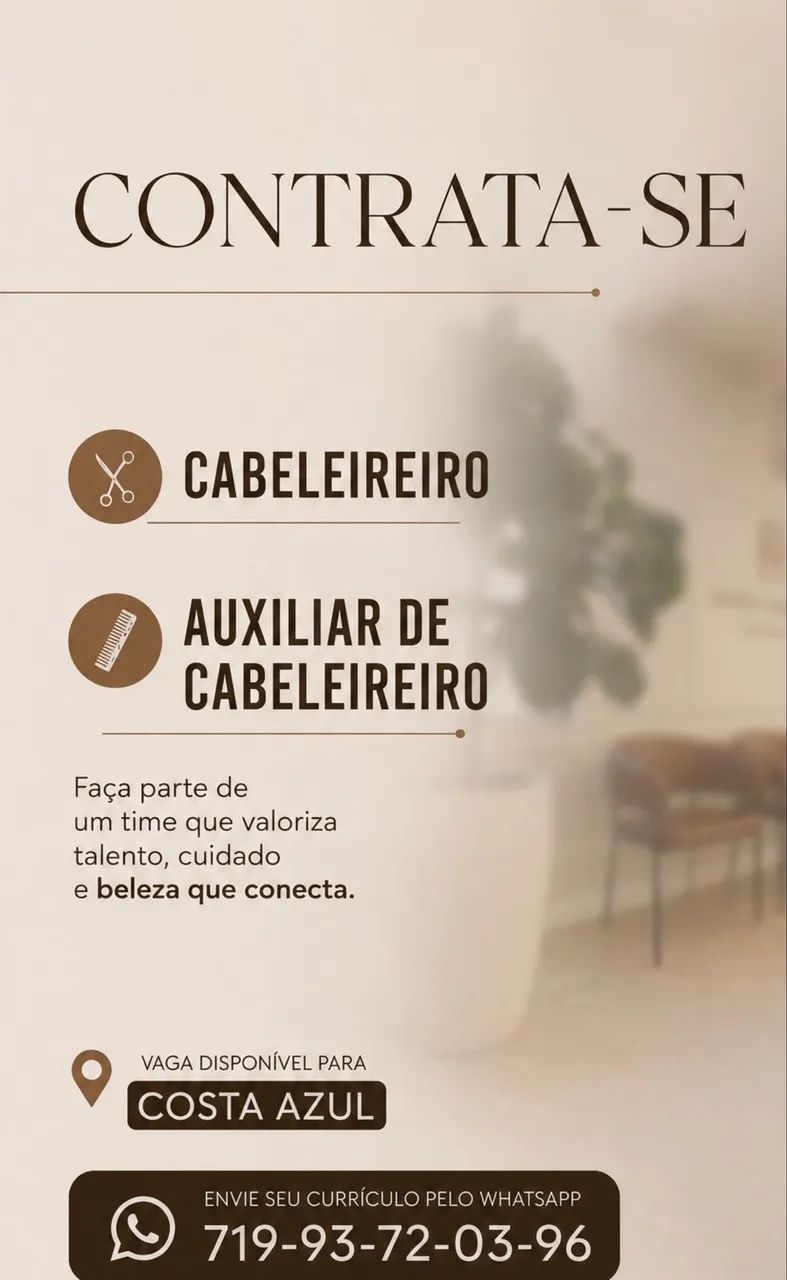 Estamos contratando 