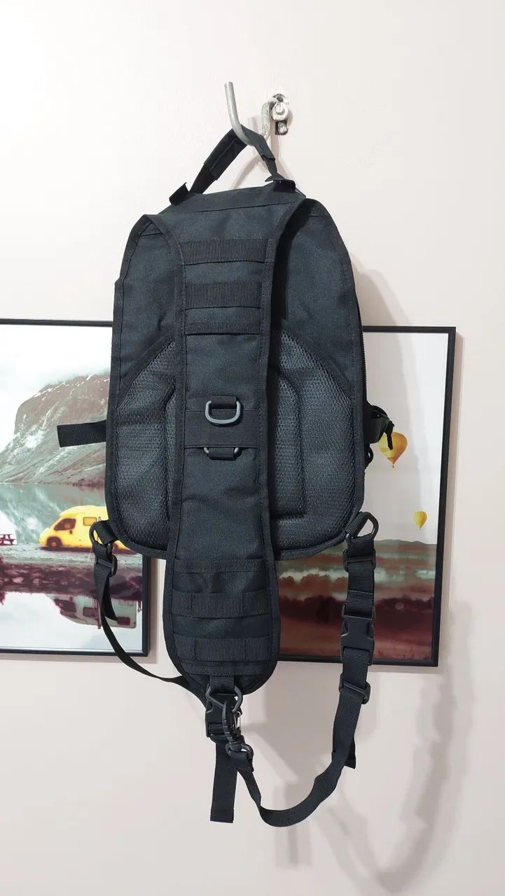 Mochila militar preta  - Foto 2
