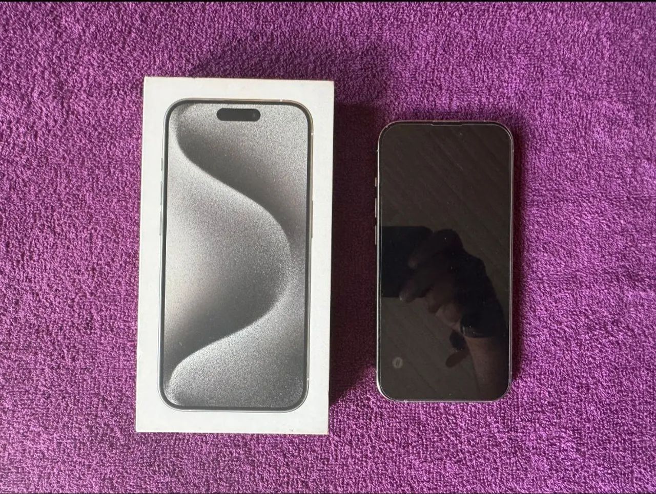 IPHONE 15 PRO 1 TERABYTE usado em ótimo estado - Foto 2