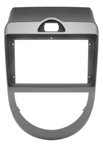 Moldura Painel 2din 9 Polegadas Kia Soul 2009 A 2011 Grafite