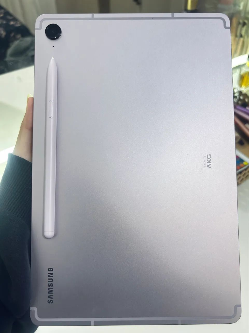 Samsung Galaxy Tab S9 FE 128gb - Lavanda+acessórios - Foto 2
