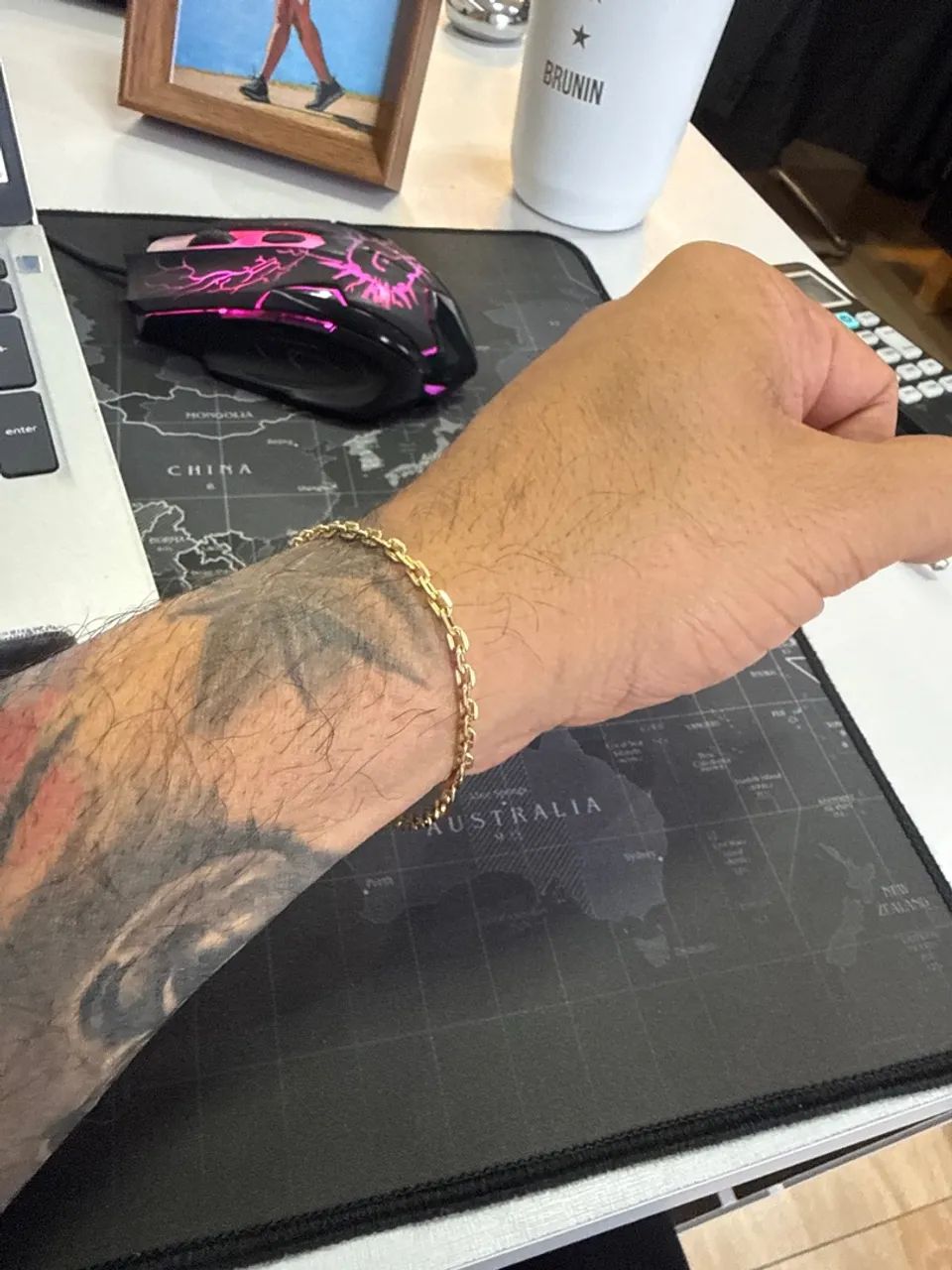 Pulseira de ouro 18k - Foto 2