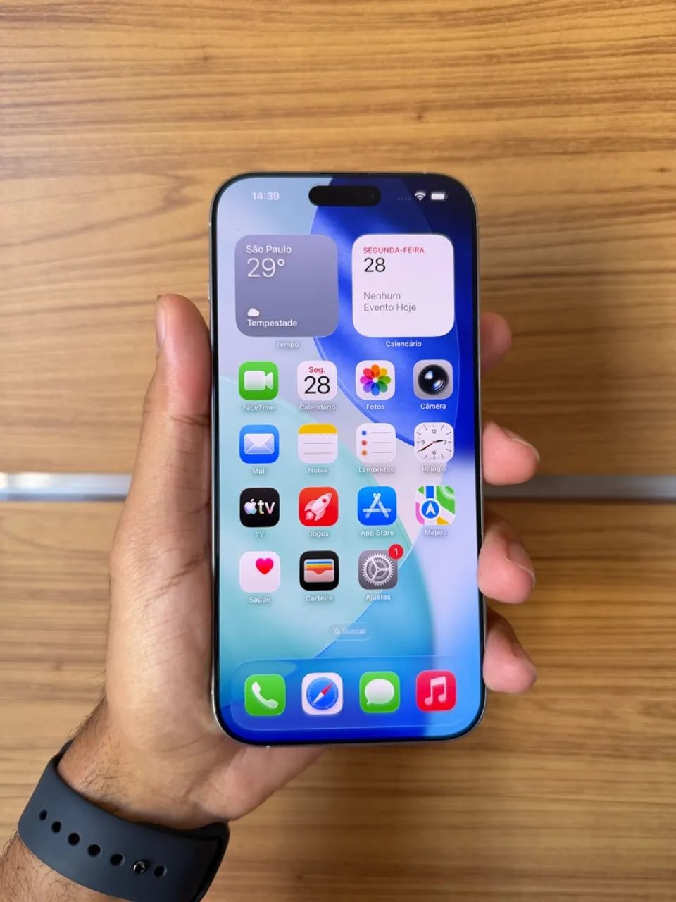 iPhone 16 Pro Max 256GB Branco | Impecável | Bateria 91% - Foto 2
