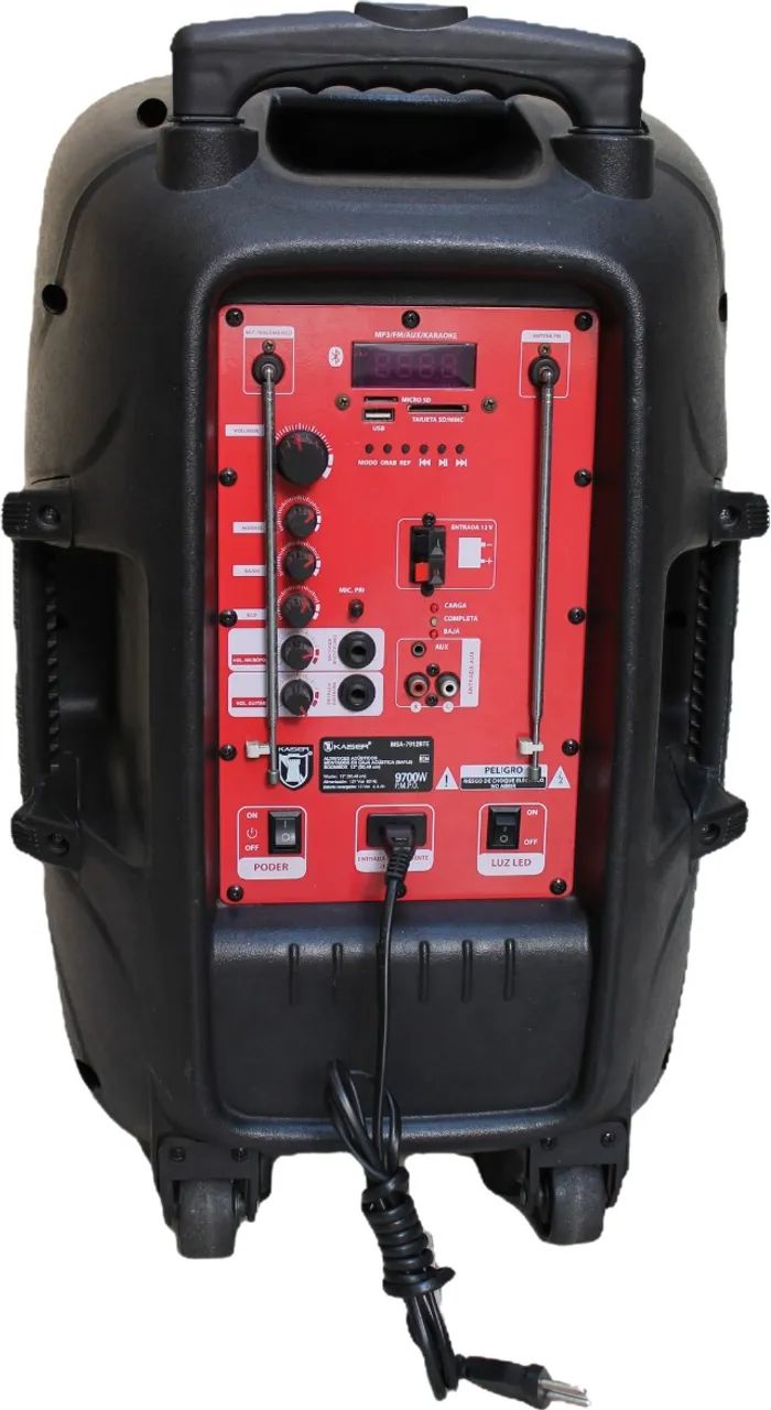 Caixa ativa Kaiser MSA-7912BTE 9700W 127v - Usada e perfeita - Foto 5