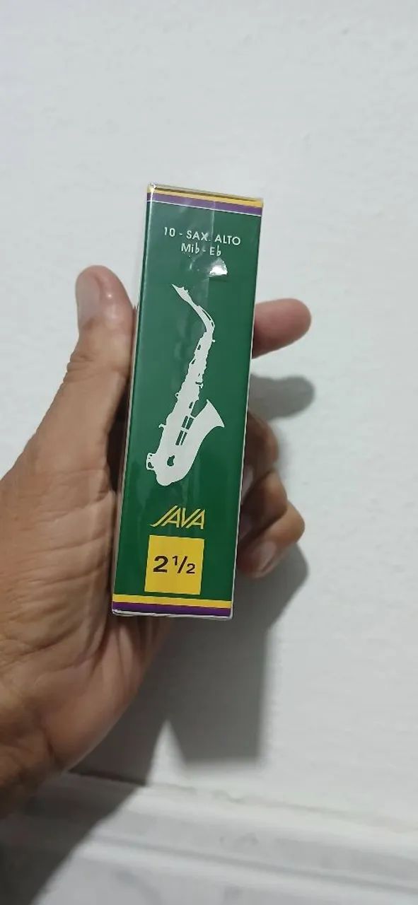Caixa de palhetas vandoren java sax alto  - Foto 2
