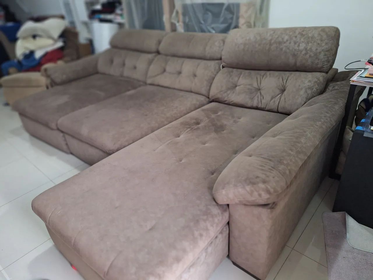 Sofá retrátil 3 lugares, 3 m. - Foto 5