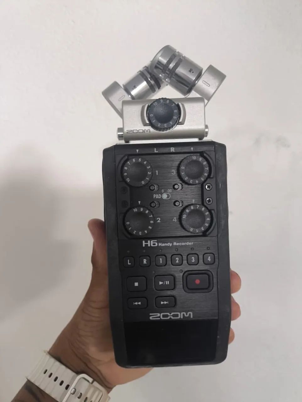 Microfone ZOOM H6 6 canais