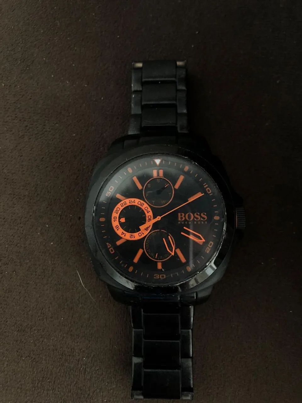Hugo Boss Brisbane Edição limitada e pulseira em aço inoxidável