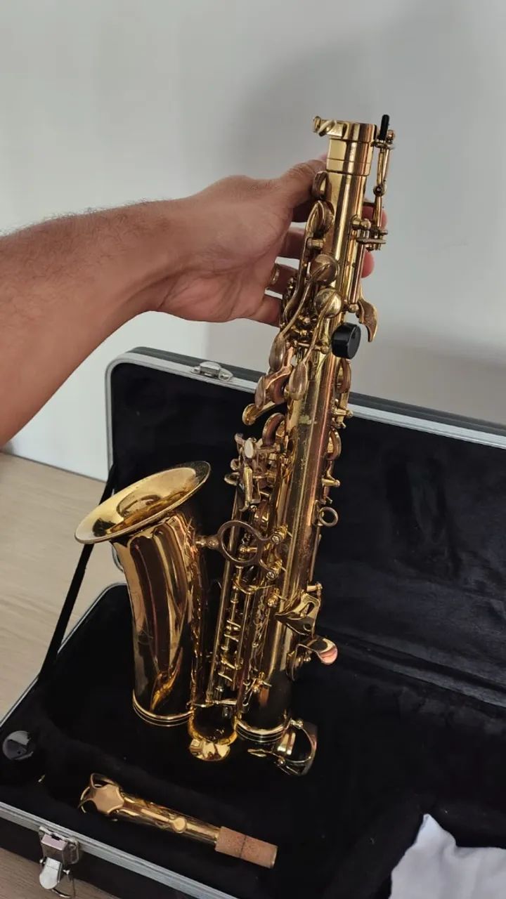 Saxofone Alto Marca Shelter - Foto 2