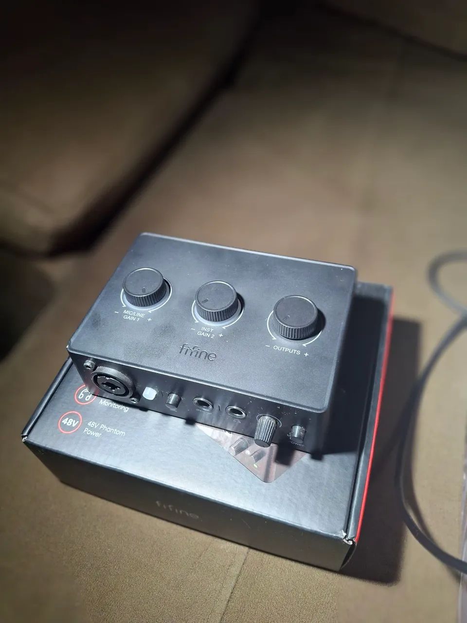 Microfone Fifine k669D e Interface Fifine SC1 - Foto 3