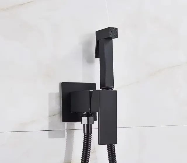 Hot and Cold Brass Hygienic Shower Kit Mixer