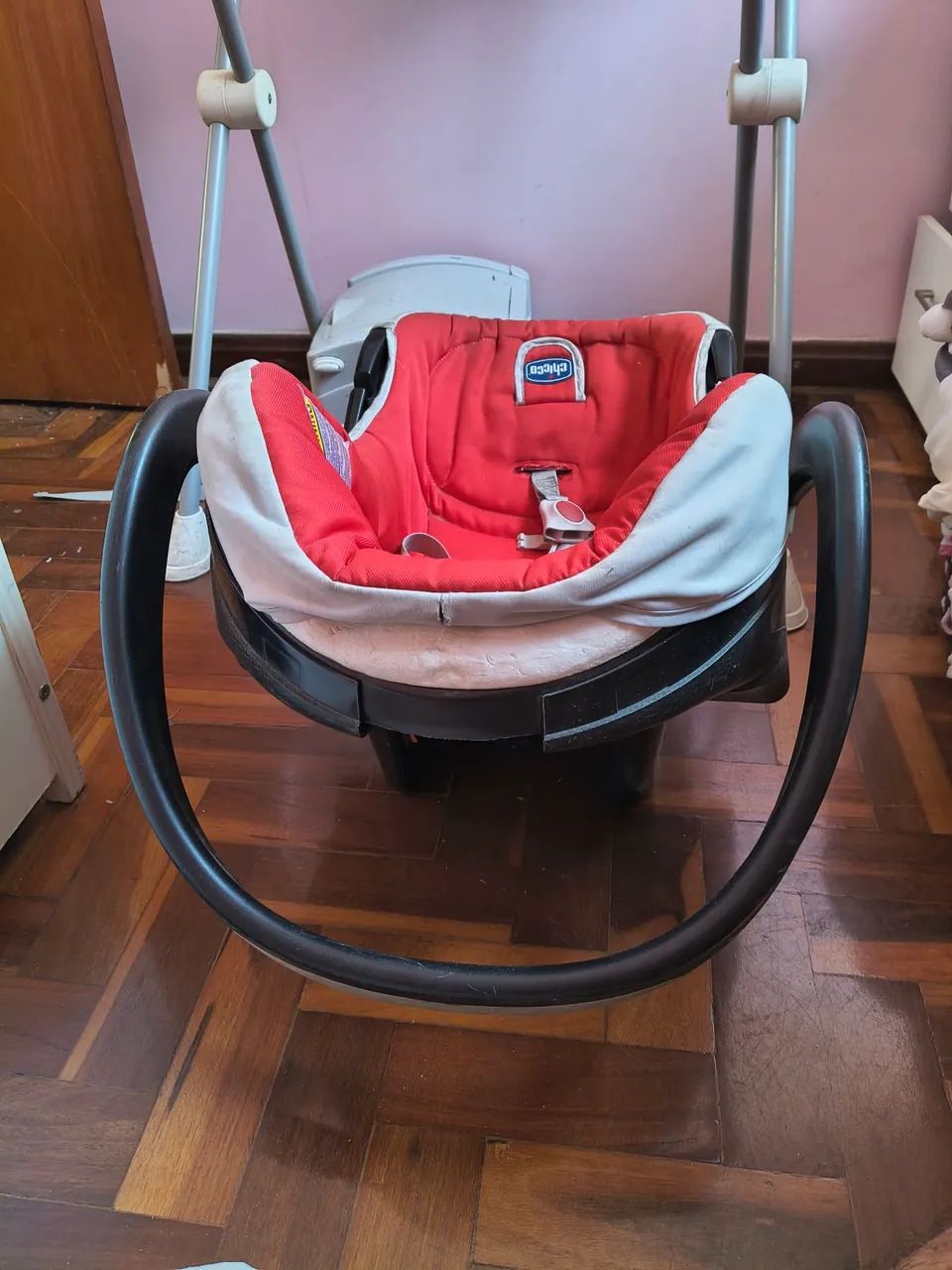 Conjunto carrinho + bebe conforto chicco - Foto 5