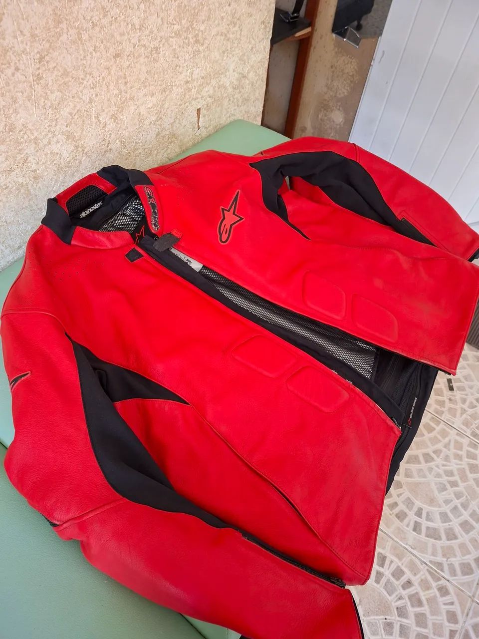Jaqueta Alpinestars Couro Legitimo