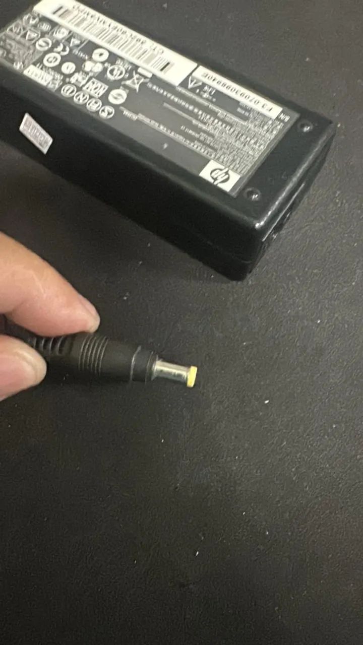 FONTE HP 18,5V BICO FINO - Foto 5