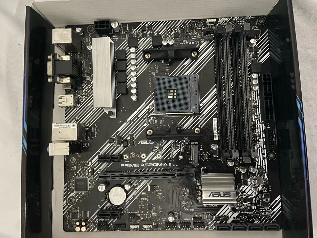 Placa Mãe Asus A520m-A II Socket Am4
