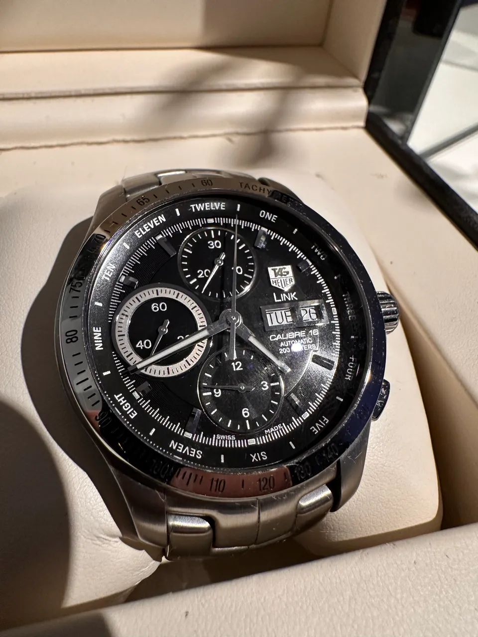 Relógio Tag Heuer Link Calibre 16 automático(ORIGINAL) - Foto 2
