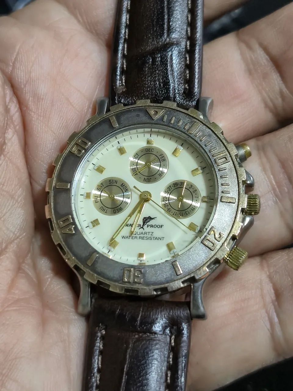 Relógio WATERPROOF MULTIFUNÇÕES  À QUARTZ   -   FUNCIONANDO/IMPECÁVEL  - Foto 3