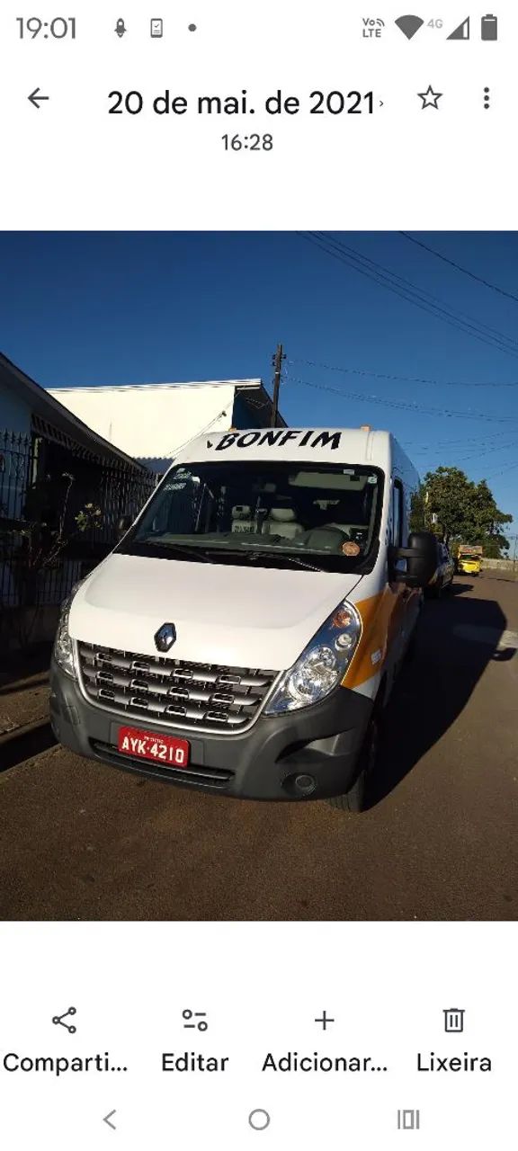Renault Master Master 2.3 dCi STD Médio Esco. 20L Dies. 2015