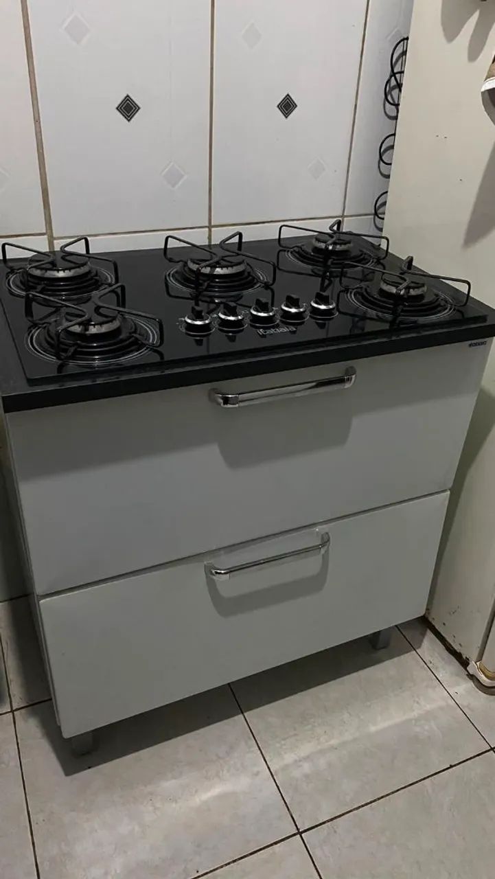 Fogão 5 bocas com Armário 