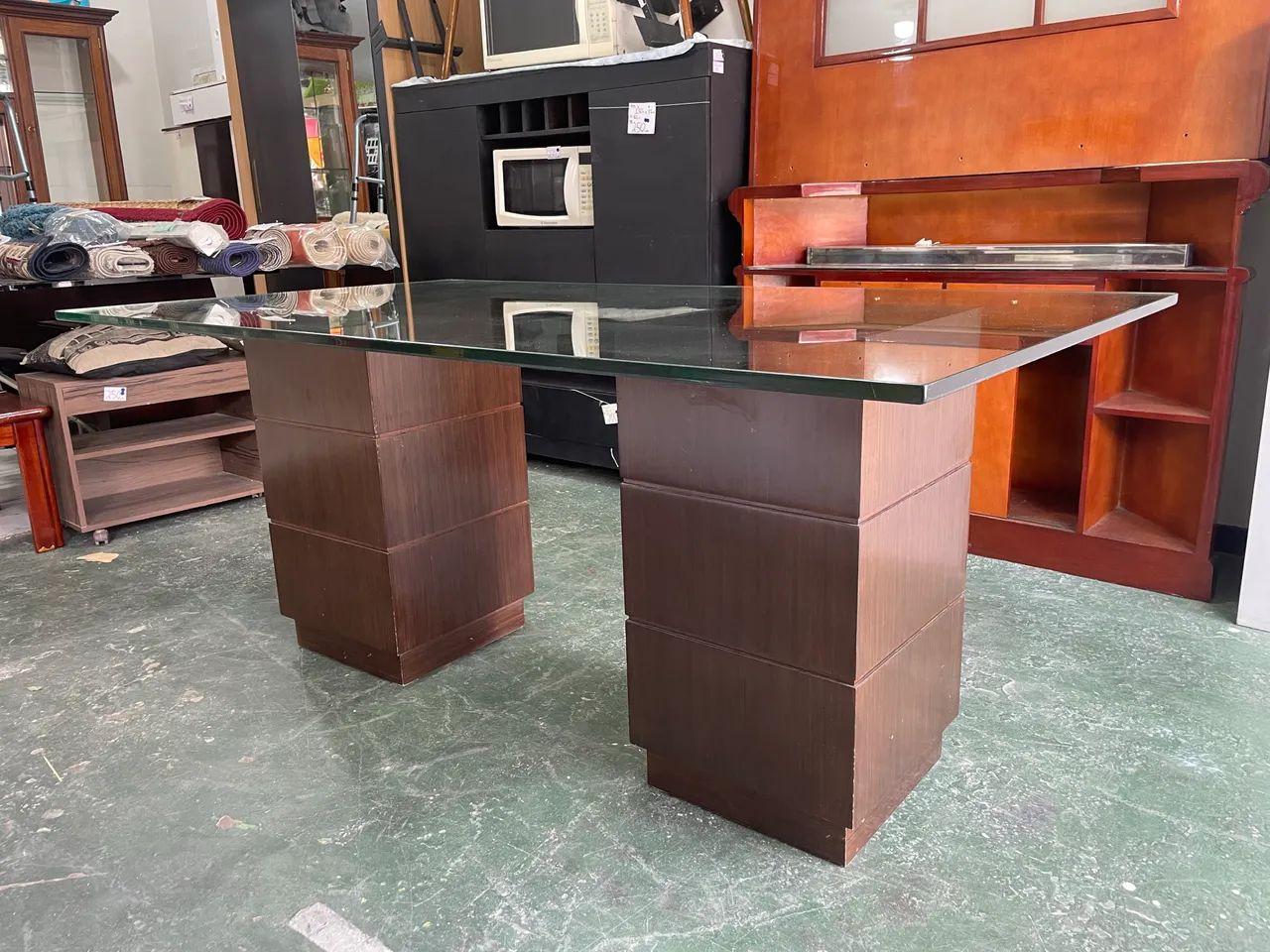Mesa de Jantar com Tampa de Vidro - Foto 2