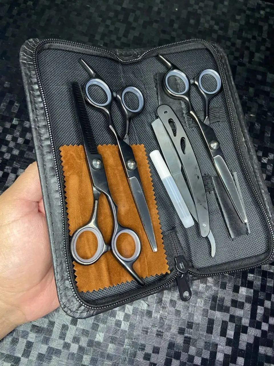 Kit 3 Tesouras com Navalha Yang Lie - Foto 4