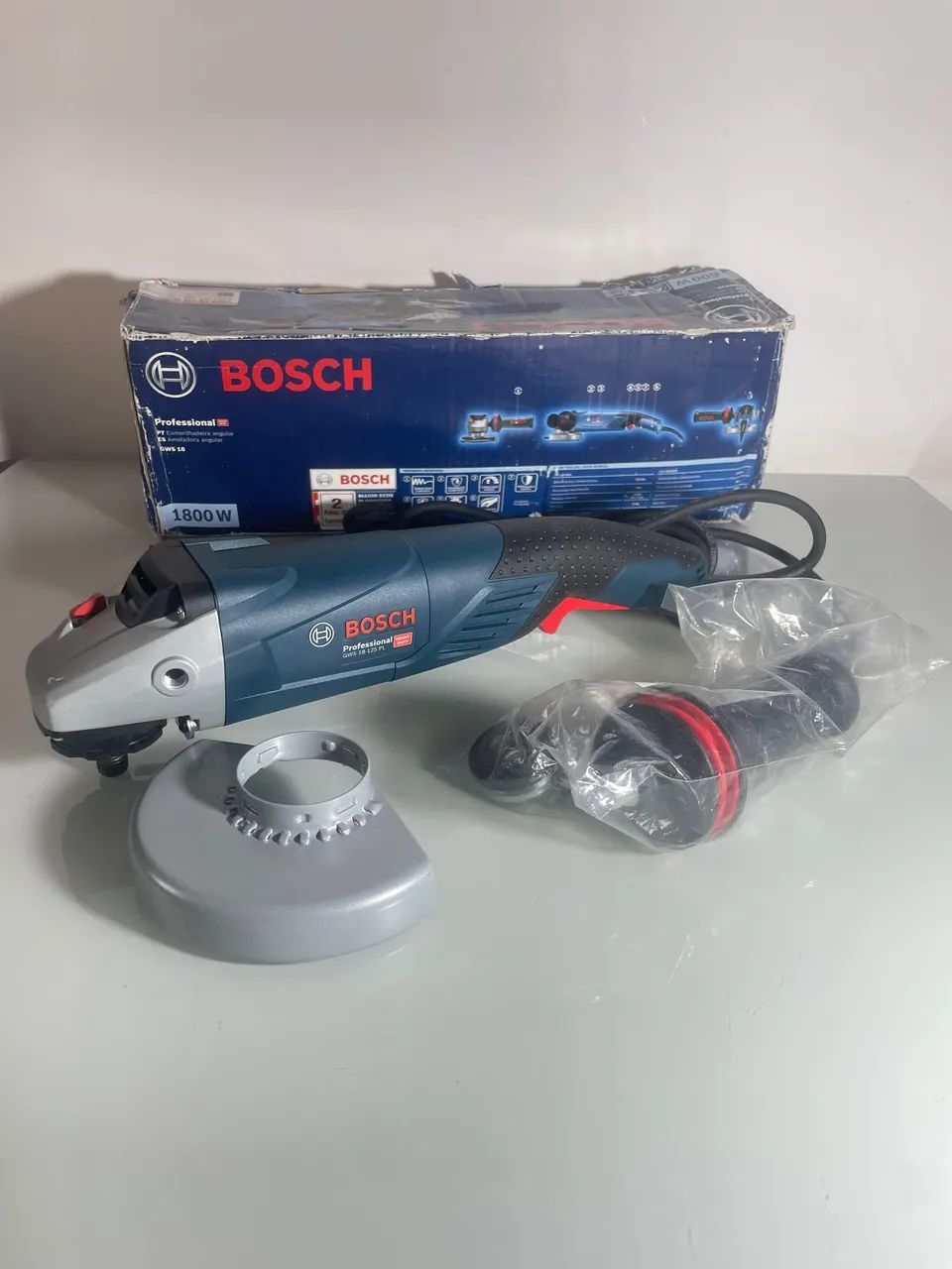 Esmilhadeira Angular Bosch GWS 18-125PL  - Foto 3