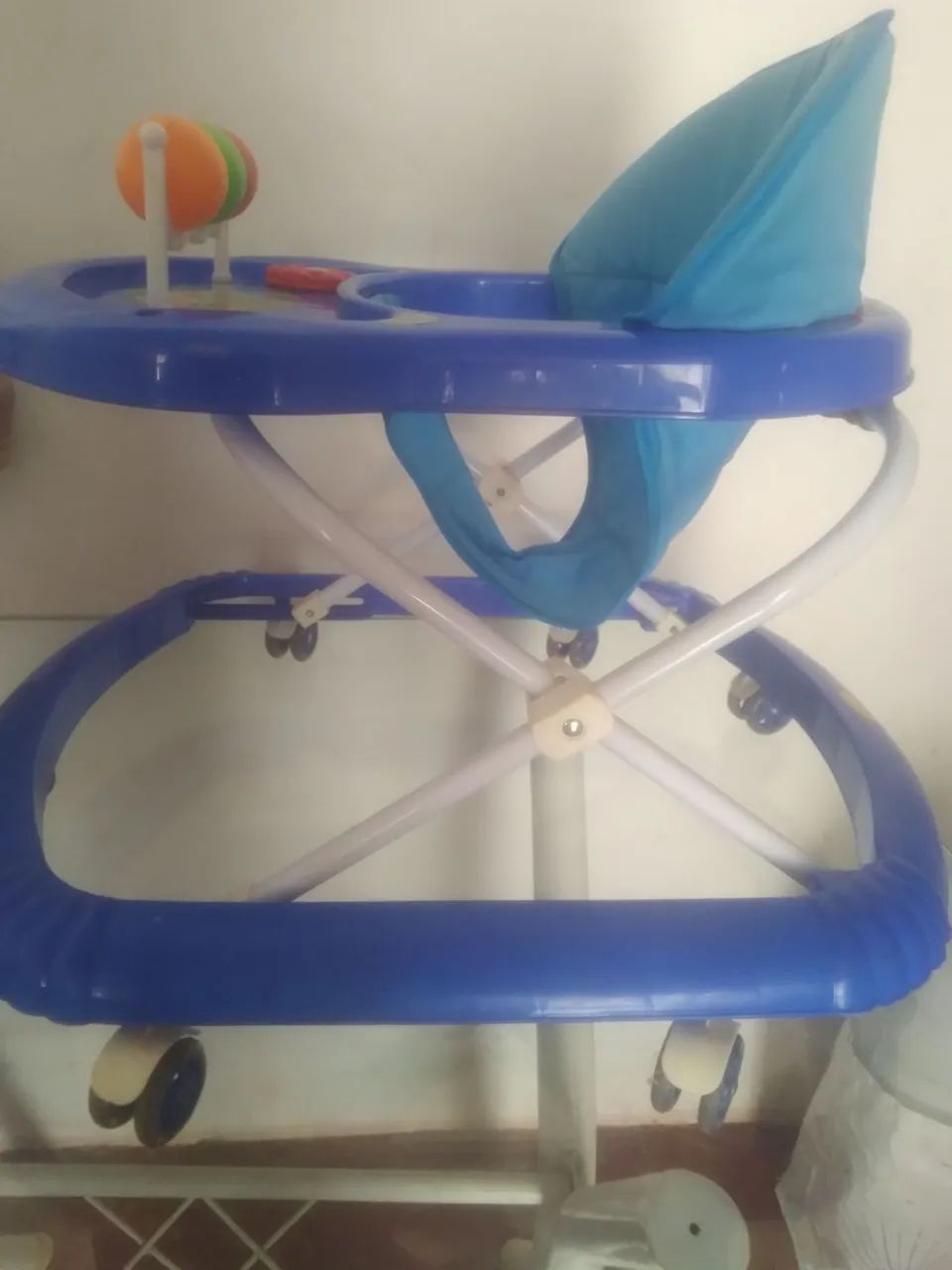 Andador azul  acolchoado  que canta melodia  - Foto 3