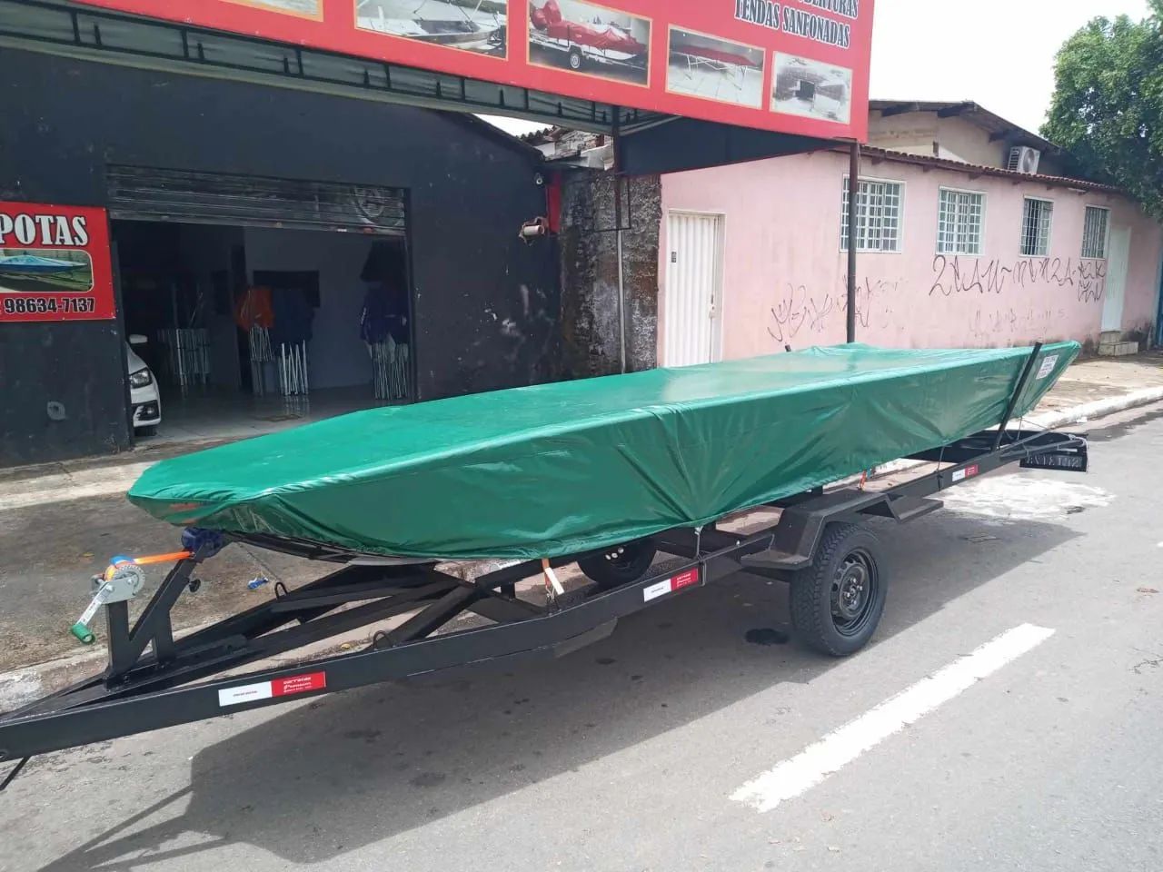 capa para canoa sob medida