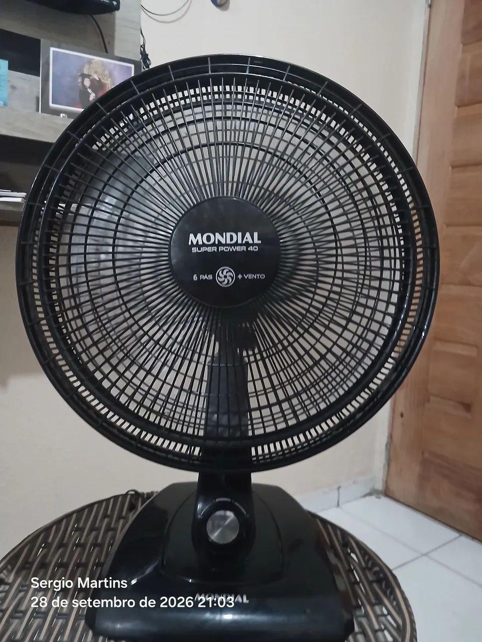 Ventilador mondial funciona turfao  - Foto 2