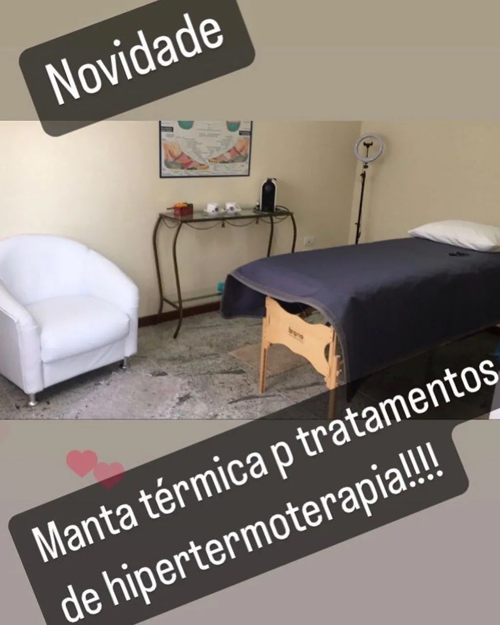 Manta térmica termofit para estética 