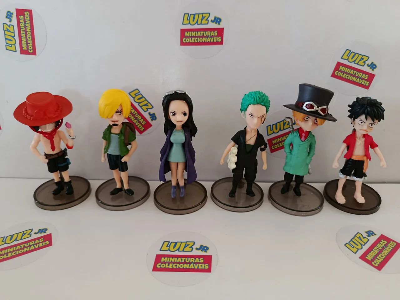 One Piece miniaturas - 6 unidades 