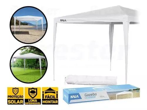 Tenda BASE REFORÇADA 3mt x 3mt Reta  - Foto 4