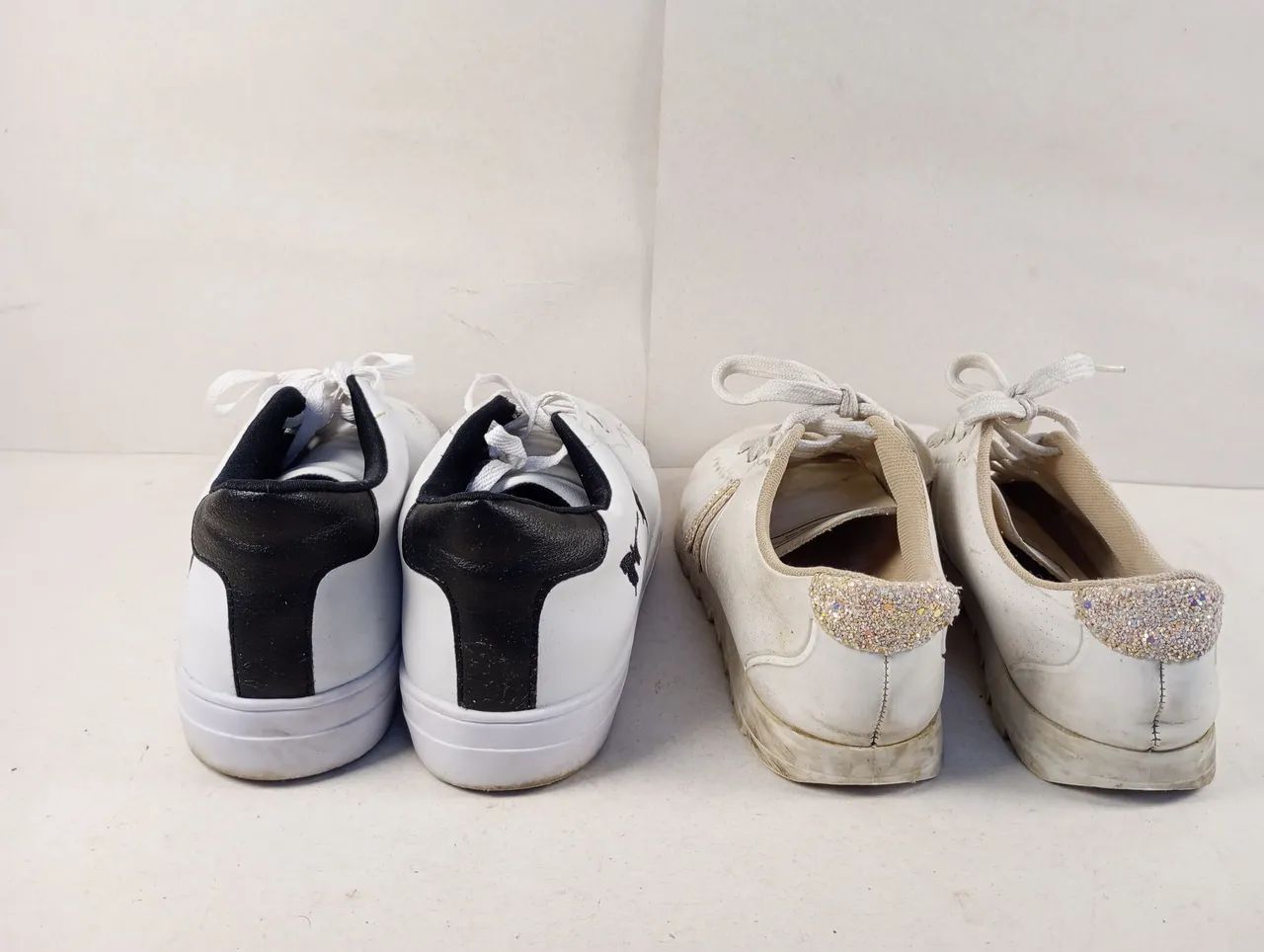 Kit com 2 Tênis Femininos Tam. 39 - Moleca e Style Shoes - Foto 2