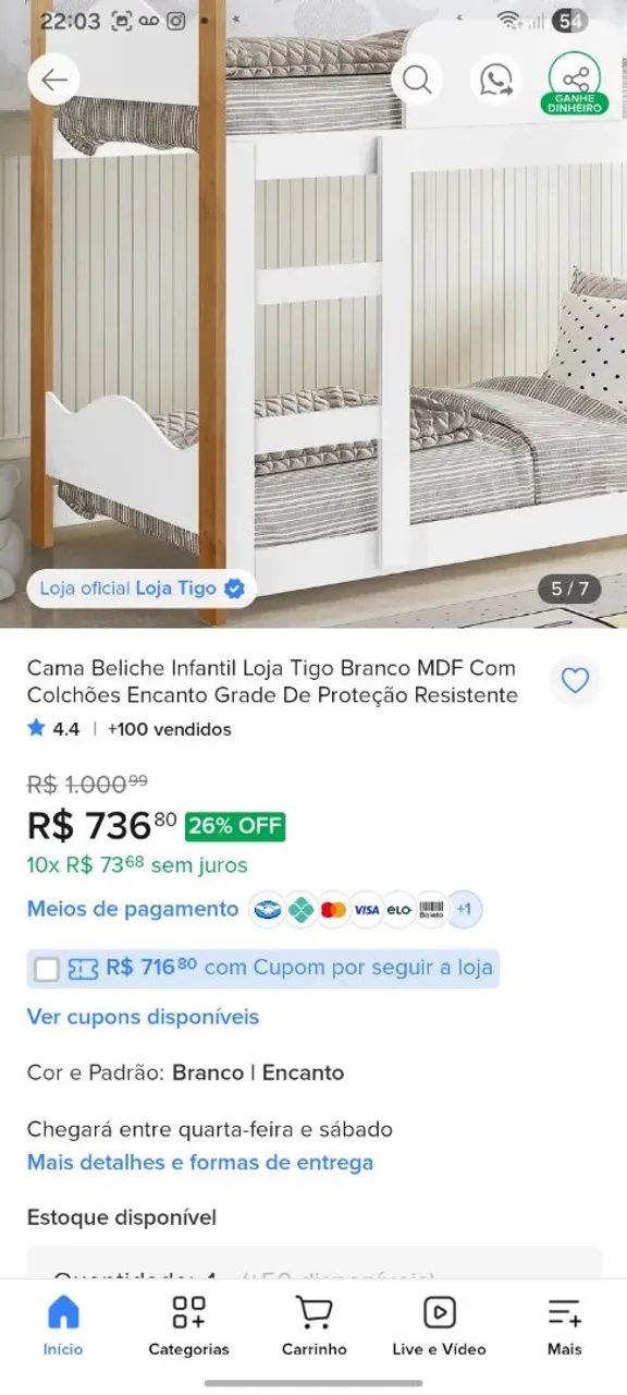 CAMA  INFANTIL  BELICHE MDF  - Foto 5